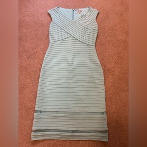 Beautiful turquoise blue bandage-style dress